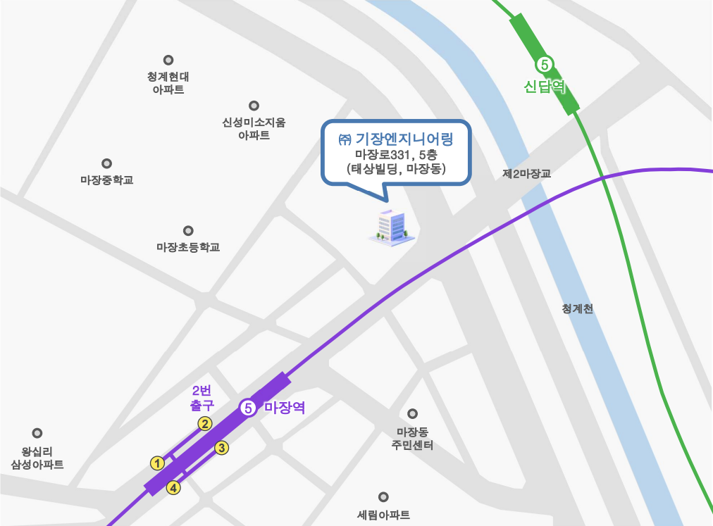 기장엔지니어링 오시는 길